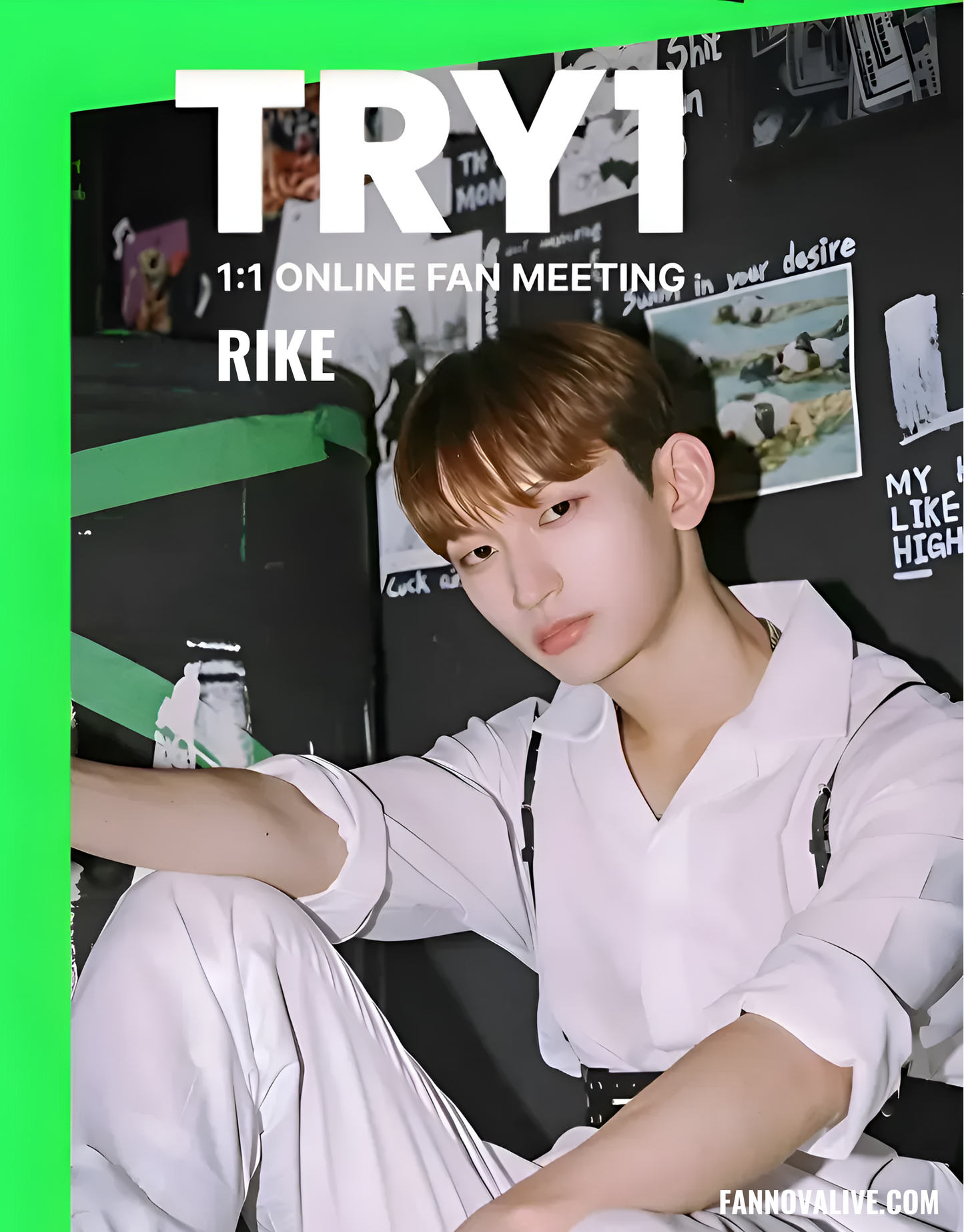 TRY1 "RIKE" 1:1 ONLINE FANMEETING (02/01_Sun_PM2:30)