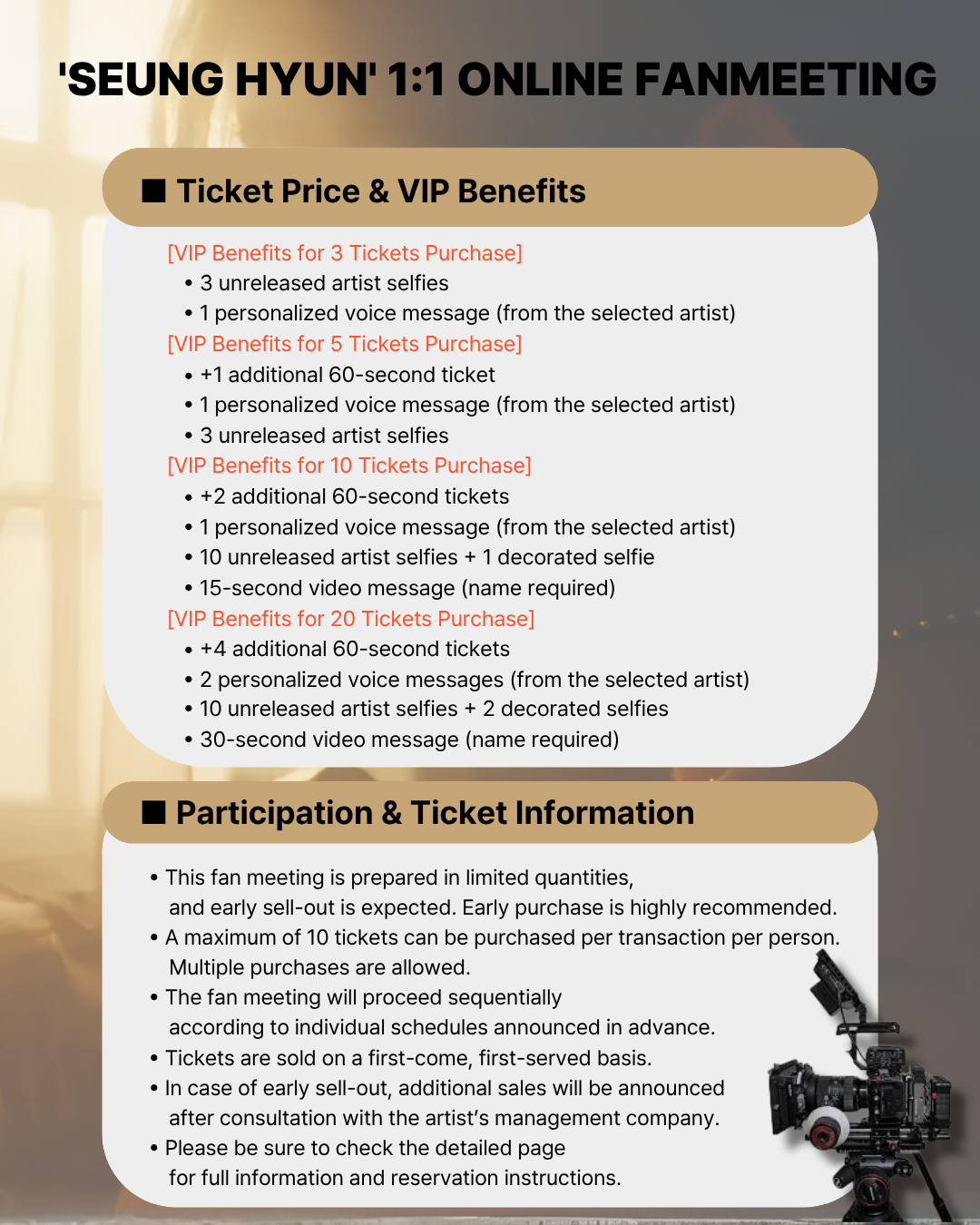 AIMERS 'SEUNG HYUN' 1:1 FHD ONLINE FAN MEETING(4/20_PM8)