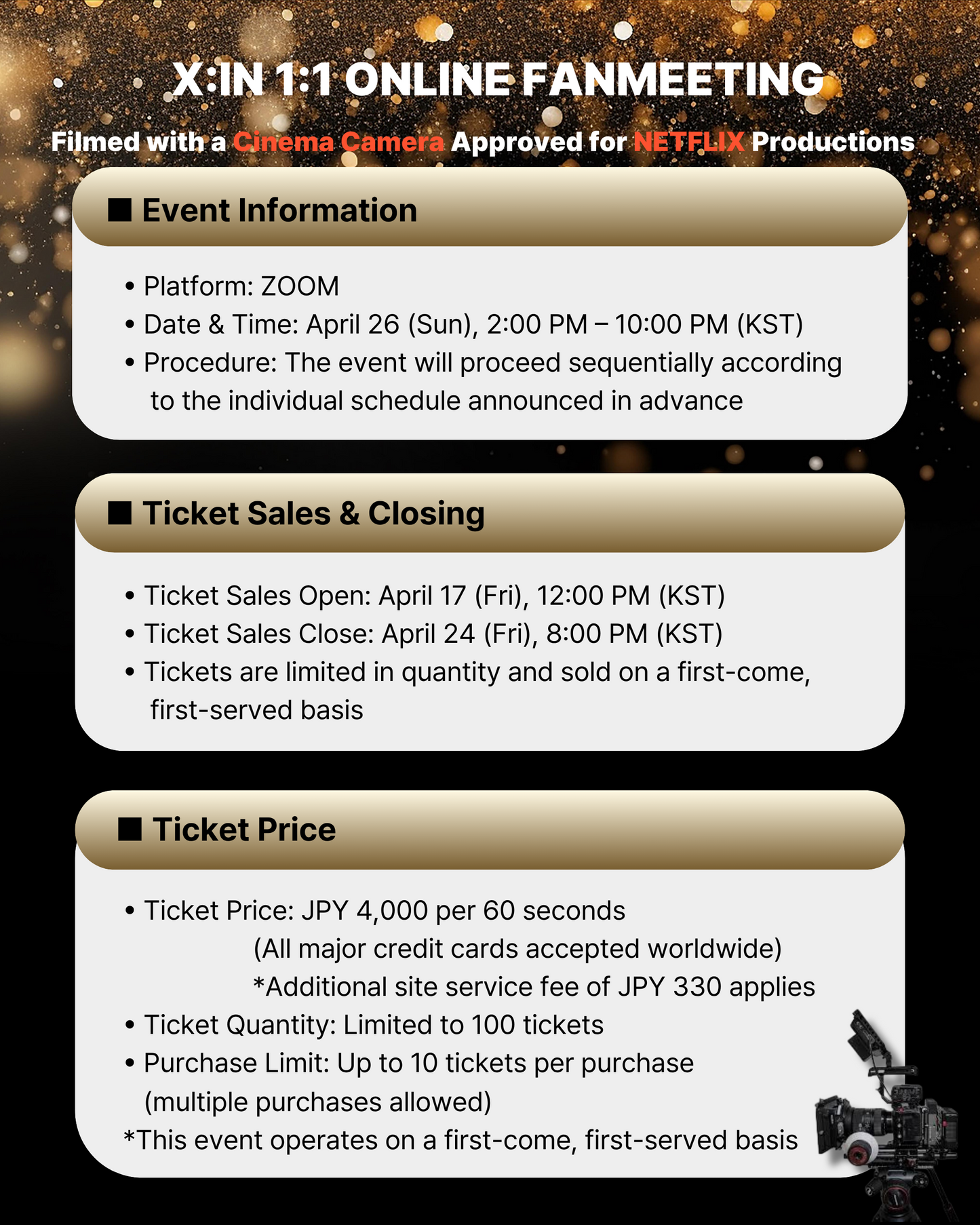 X:IN 'ARIA'  1:1 FHD ONLINE FAN MEETING(4/26_PM5)