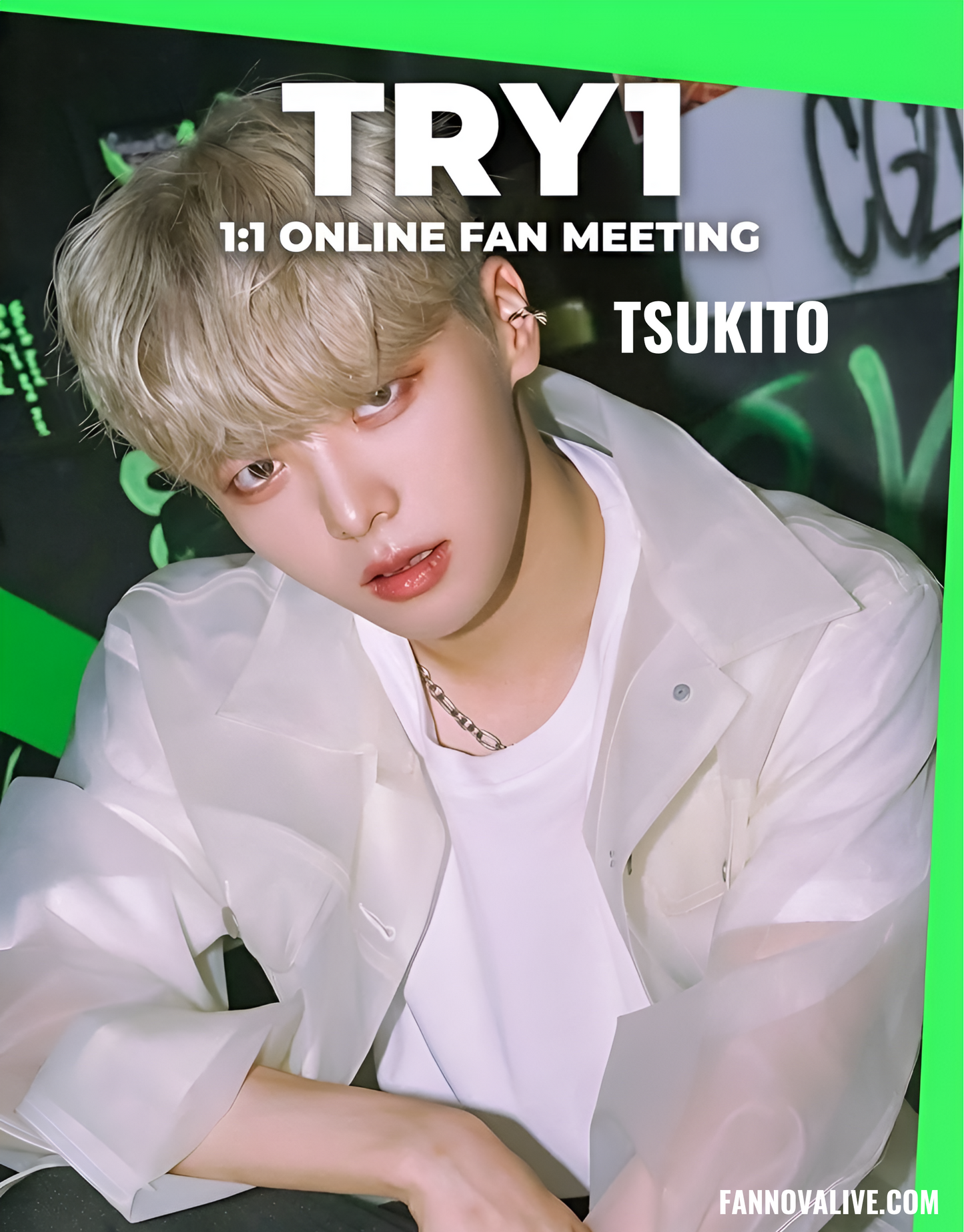 TRY1 "TSUKITO" 1:1 ONLINE FANMEETING (02/01_Sun_PM3:30)