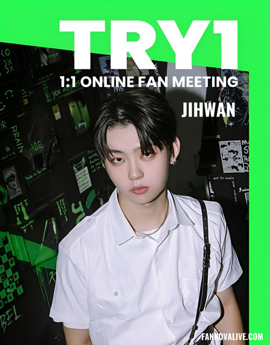 TRY1 "JIHWAN" 1:1 ONLINE FANMEETING (02/01_Sun_PM2)