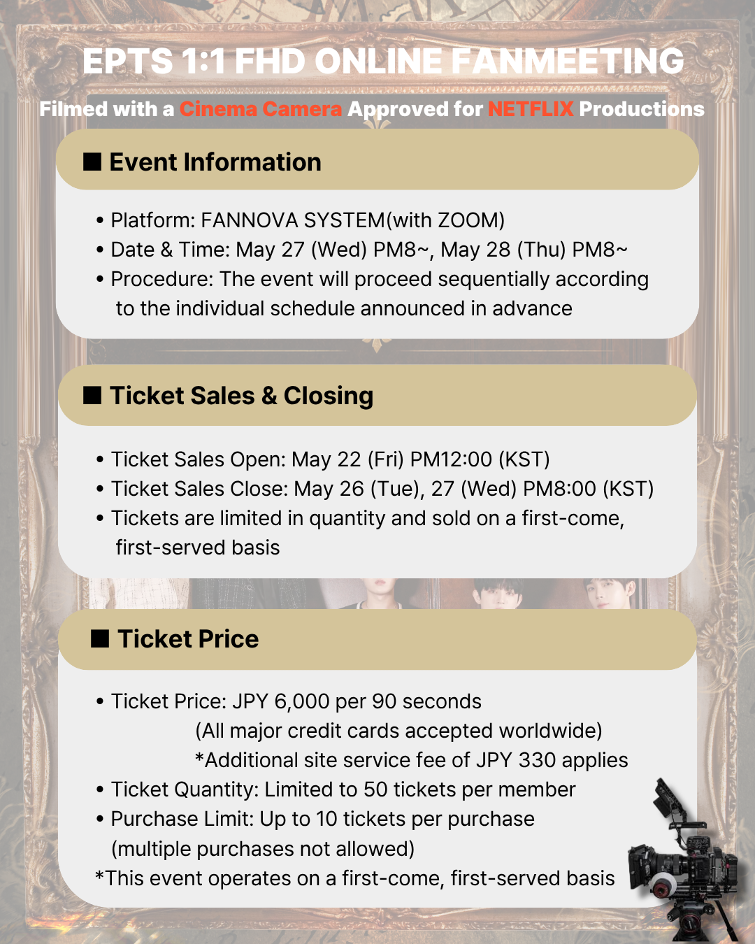 EPTS 'G.I' FHD 1:1 ONLINE FANMEETING(5/28 PM9:20~)