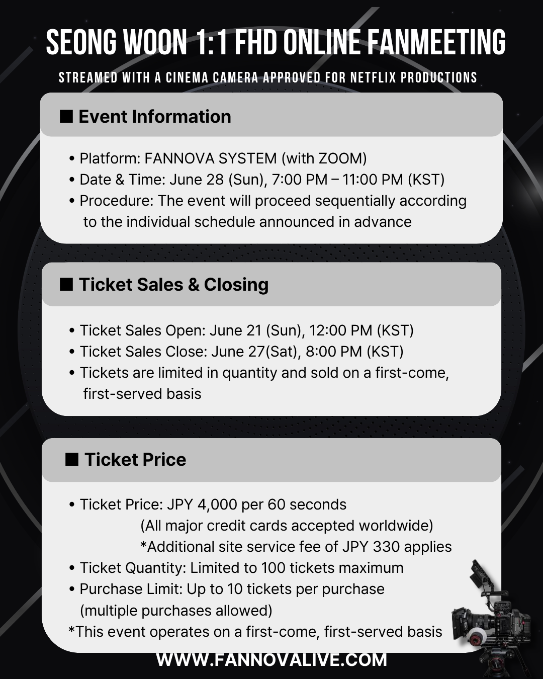SEONG WOON 1:1 ONLINE FAN MEETING(06/28_PM7)