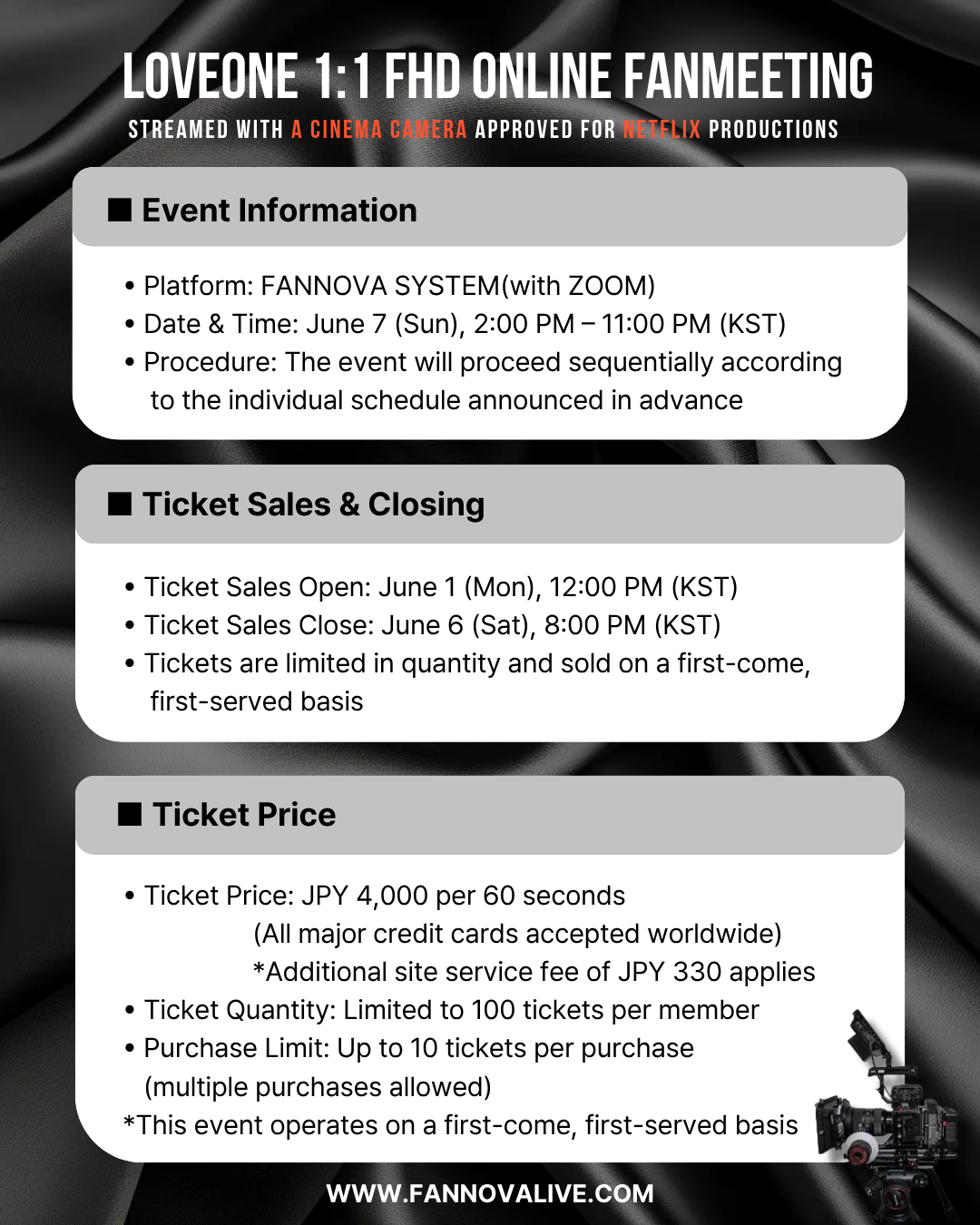 LOVEONE 'YOUSOM' 1:1 ONLINE FAN MEETING(06/07_PM4~)