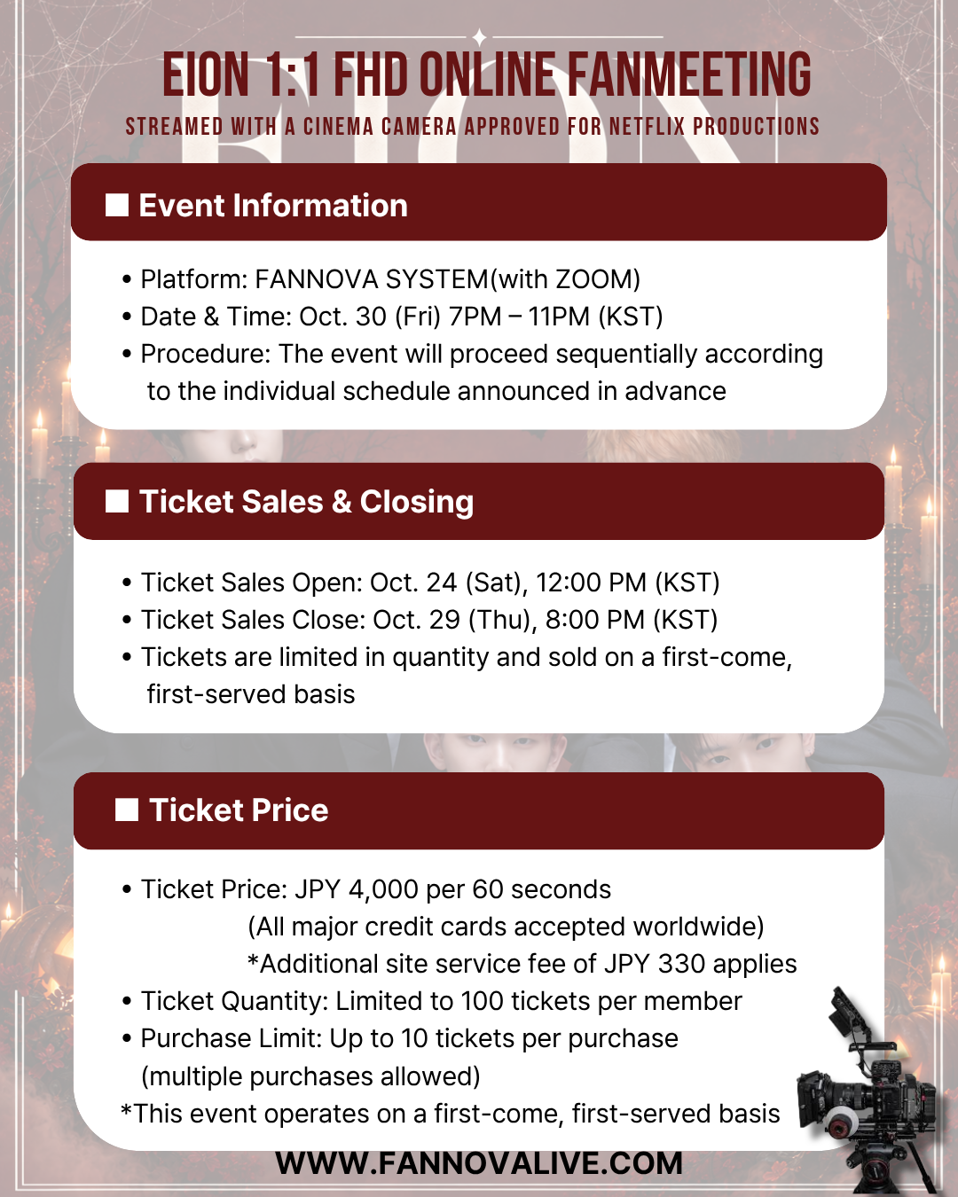 EION 'LEN' 1:1 ONLINE FAN MEETING(10.30_PM9~)