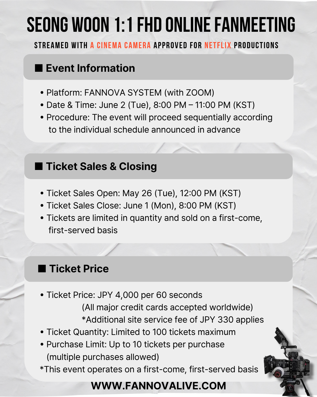 SEONG WOON 1:1 ONLINE FAN MEETING(06/02_PM8)