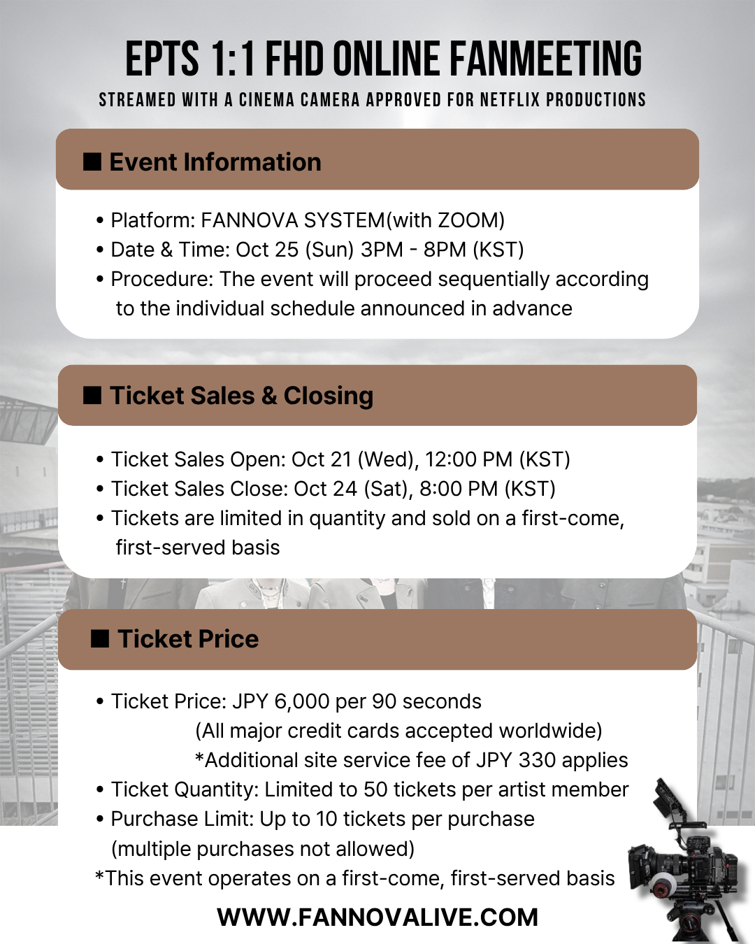 EPTS 'AIN' 1:1 ONLINE FAN MEETING(10.25_PM5:40~)