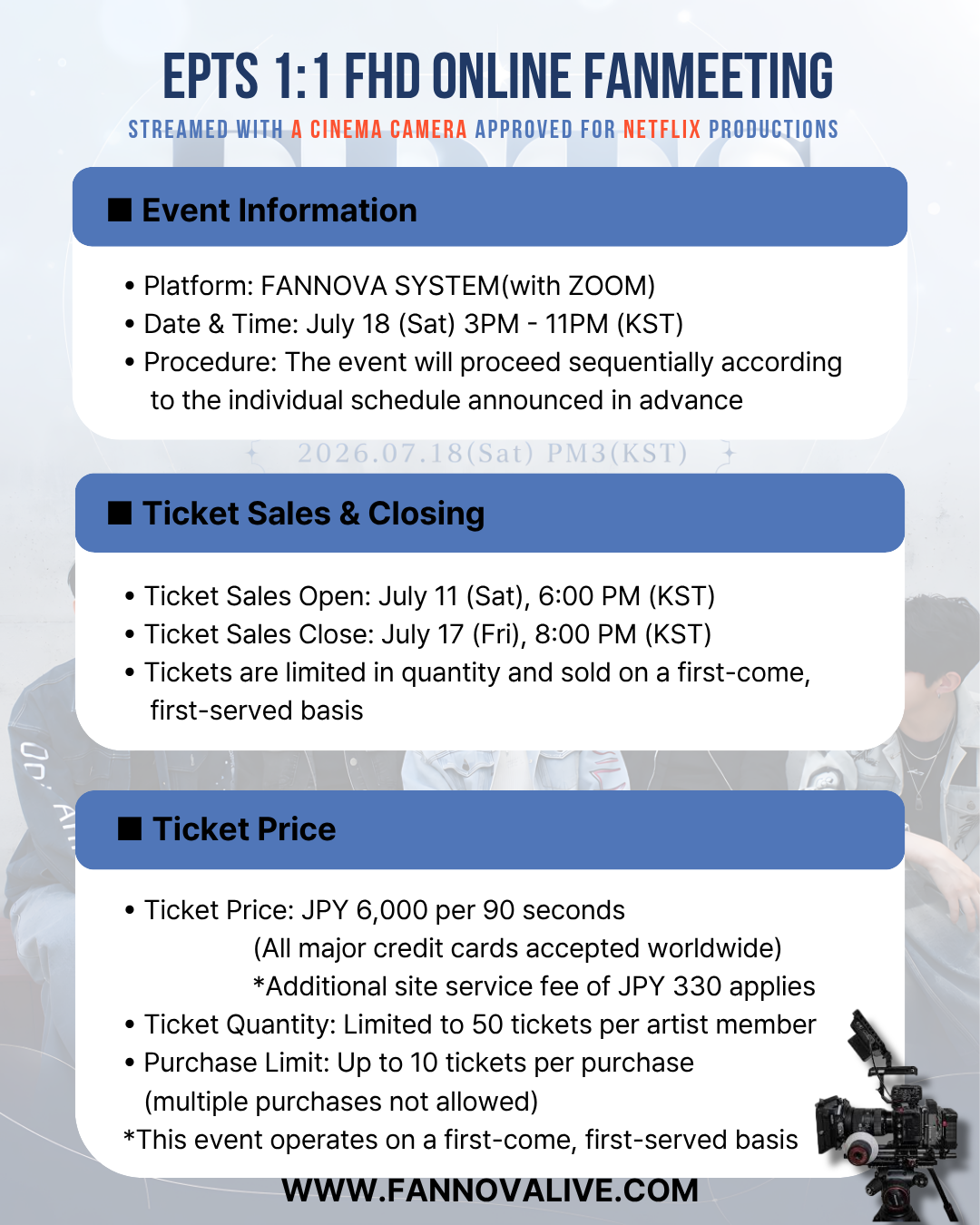 EPTS 'SANGHO' 1:1 ONLINE FAN MEETING(07.18_PM4:20~)
